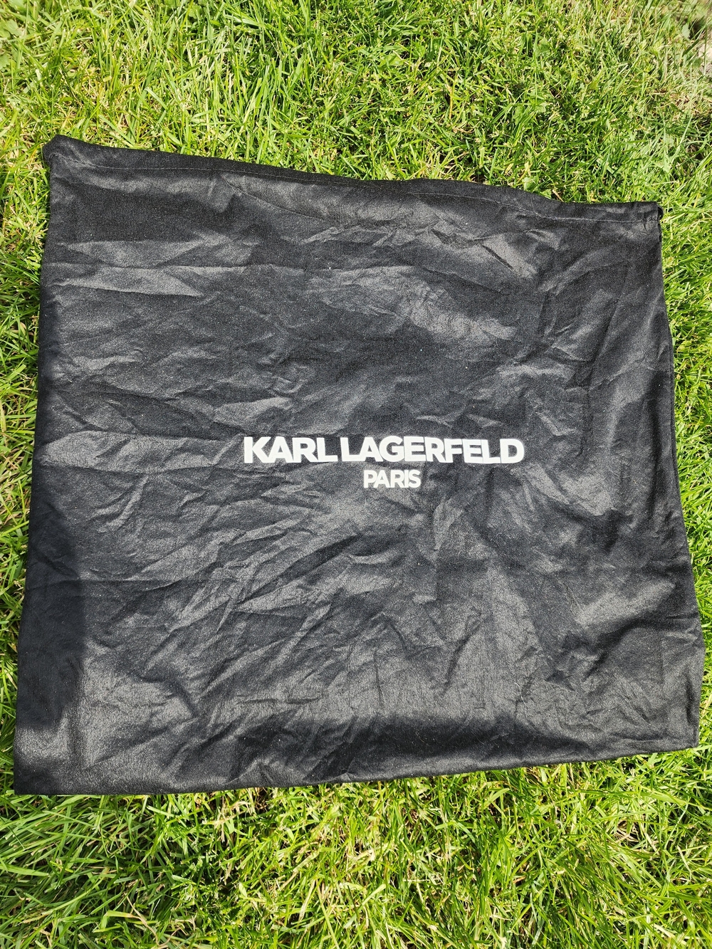 Large Karl Lagerfeld Paris Black Dust Bag 20x19